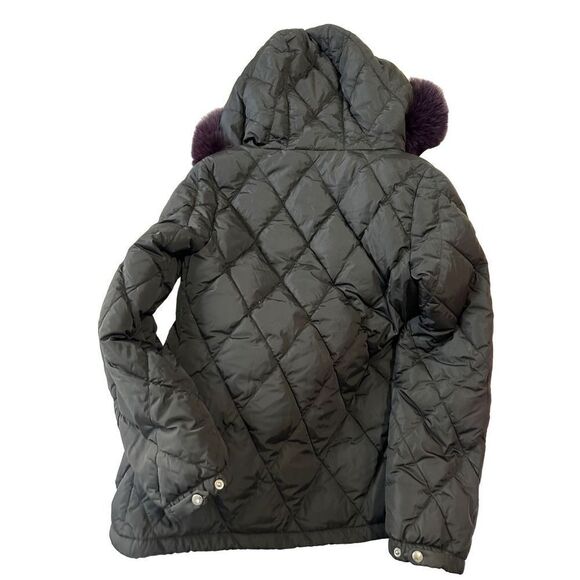 Prada fur trimmed hoodie down jacket size S - Picture 4 of 14